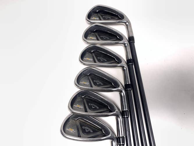 Callaway X2 Hot Iron Set 5-PW 2* Flat 60g Regular Graphite Mens RH +1''