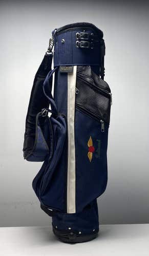 Jones Baltusrol Stand Bag Navy 3-Way Divide Single Strap Golf Bag