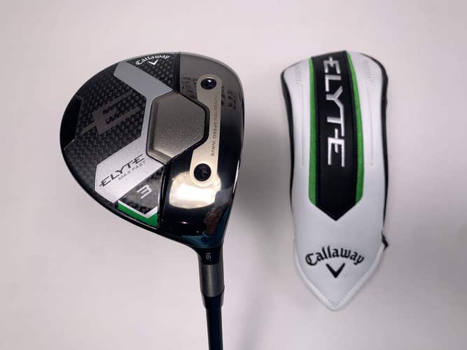 Callaway Elyte Max Fast 3 Fairway Wood 15* Vanquish 4 R2 Senior RH HC NEW