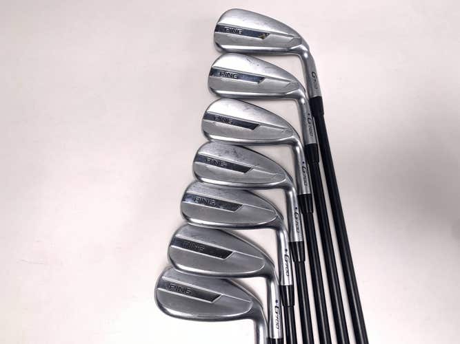 Ping G700 Iron Set 6-PW+GW+SW Blue Dot 1* Up Alta CB AWT Regular RH +1''