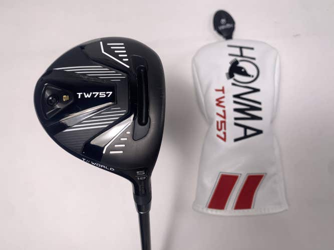 Honma TW757 5 Fairway Wood 18* Vizard TW757 50g Stiff Graphite Mens RH HC