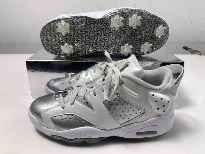 Jordan Retro 6 G NRG Waterproof Golf Shoes Grey Men's SZ 9 (FD6719-001)