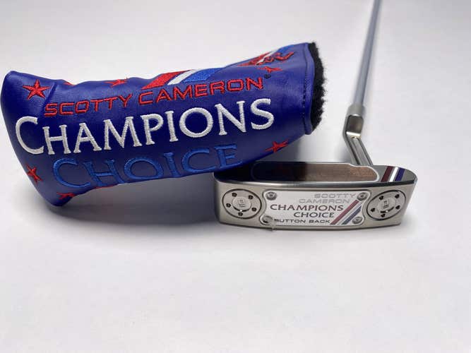 Scotty Cameron Champions Choice Button Back Newport Plus Putter 35" Mens RH HC