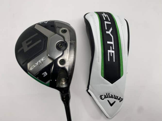 Callaway Elyte Triple Diamond 3 Fairway Wood 15* LinQ M40X Stiff Mens RH HC