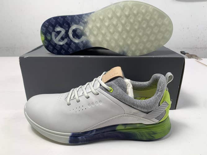 ECCO S-Three Waterproof Golf Shoes White Men's SZ 8-8.5 (102904 60212)