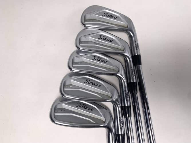Titleist 620 CB Iron Set 5-9 True Temper Dynamic Gold S300 Stiff Steel Mens RH