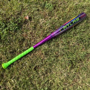 New 2026 Louisville Slugger Atlas Neon Energy BBCOR Baseball Bat - 32 Inch/29oz.