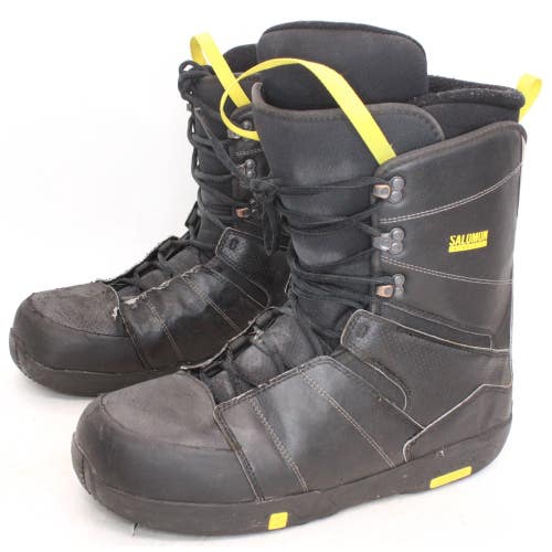 Salomon Fraction Fat Lace RTL Snowboard Boots - Size 13 / Mondo 31 Used