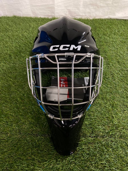 Black Senior CCM AXIS XF Goalie Mask (New)