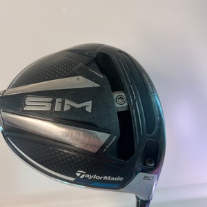 Men's TaylorMade SIM Right Handed Driver Stiff Flex Loft 8 (Used)