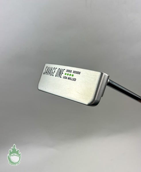 Used RH Swag Savage One 365g 303SS 34.5" USA Milled Putter Steel Golf Club