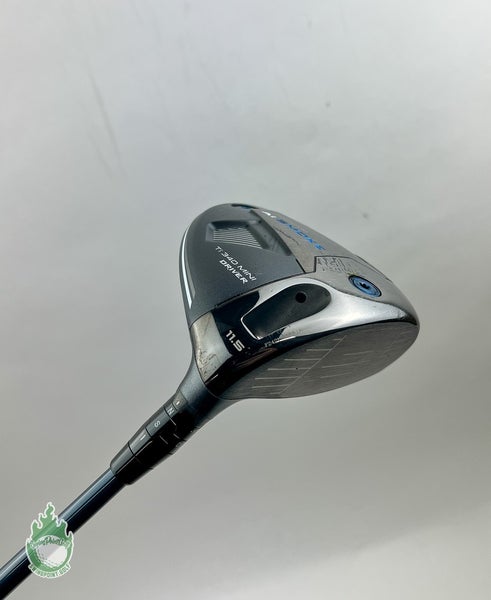RH Callaway Paradym Ai-Smoke Ti 340 Mini Driver 11.5* Stiff Graphite Golf Club