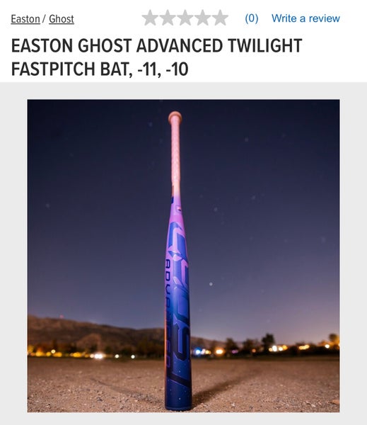 2026 Easton Ghost Advanced Twilight Composite Bat (-10) 23 oz 33" (New)