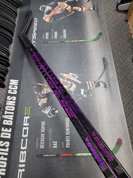 2 PACK | P28M | 82 Flex NEW! Senior Bauer PULSE Right Handed Hockey Stick P28M Pro Stock