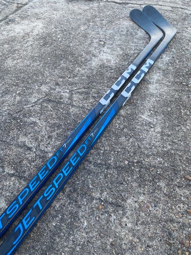 2 Pack CCM JETSPEED FT7 PRO Pro Stock Hockey Stick Grip P90T 85 Flex Left 6879
