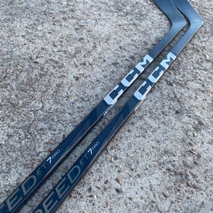 CCM JETSPEED FT7 PRO 2 PACK Pro Stock Hockey Stick Grip P90 100 Flex Left 6824