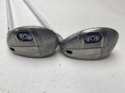 Cobra King F6 4 & 5 Hybrid Set 23.5* 26.5* Red Tie HQ4 Ladies RH Undersize Grips