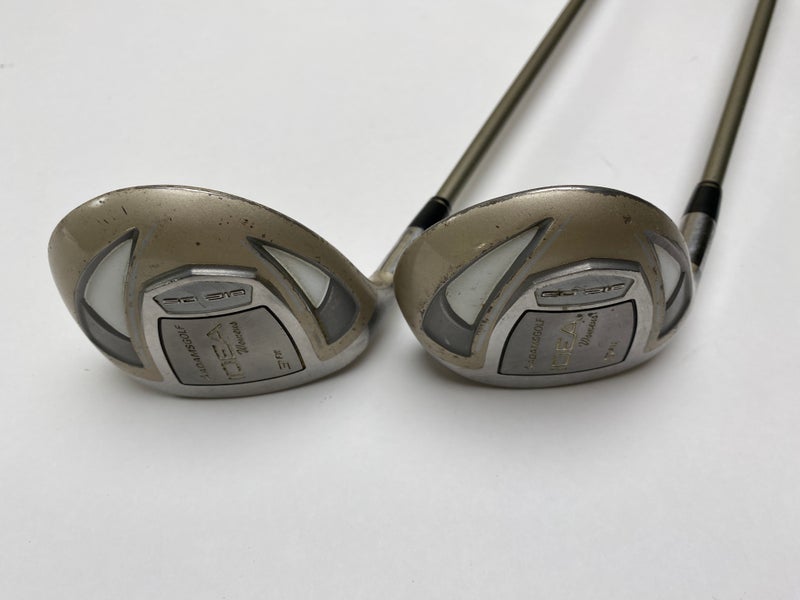 Adams Idea A12 OS 3&5 Fairway Wood Set 15* 18* UltraLite 45g Ladies Graphite LH