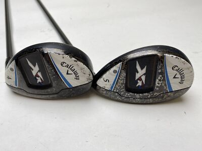 Callaway XR OS 4 & 5 Hybrid Set 24* 27* Mitsubishi Rayon Bassara Ladies RH