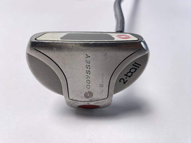Odyssey White Steel 2-Ball Putter 35" Mens RH