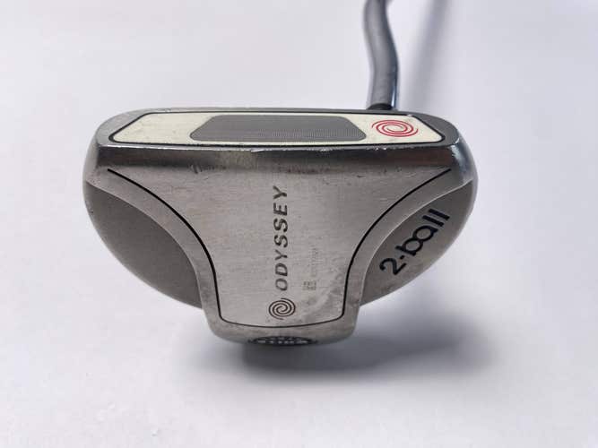 Odyssey White Steel 2-Ball Putter 34" Mens RH