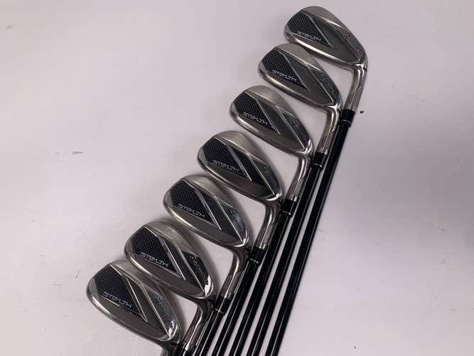 TaylorMade Stealth Iron Set 5-PW+GW Fujikura Ventus Red 6R Regular RH +1''