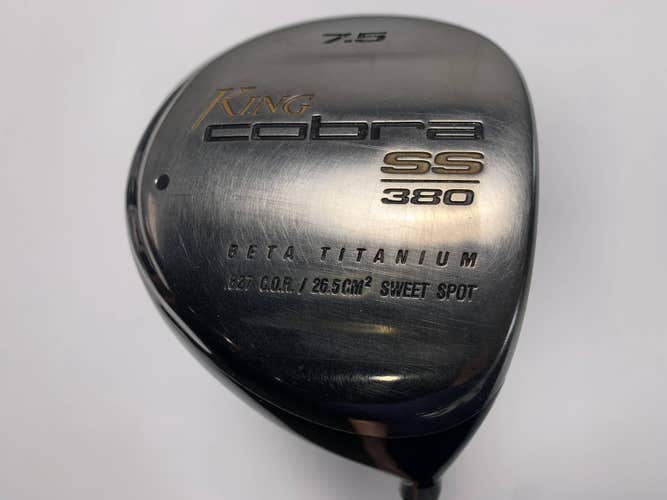 Cobra SS 380 Driver 7.5* Graphite Design YS-5.1 55g Stiff Graphite Mens RH