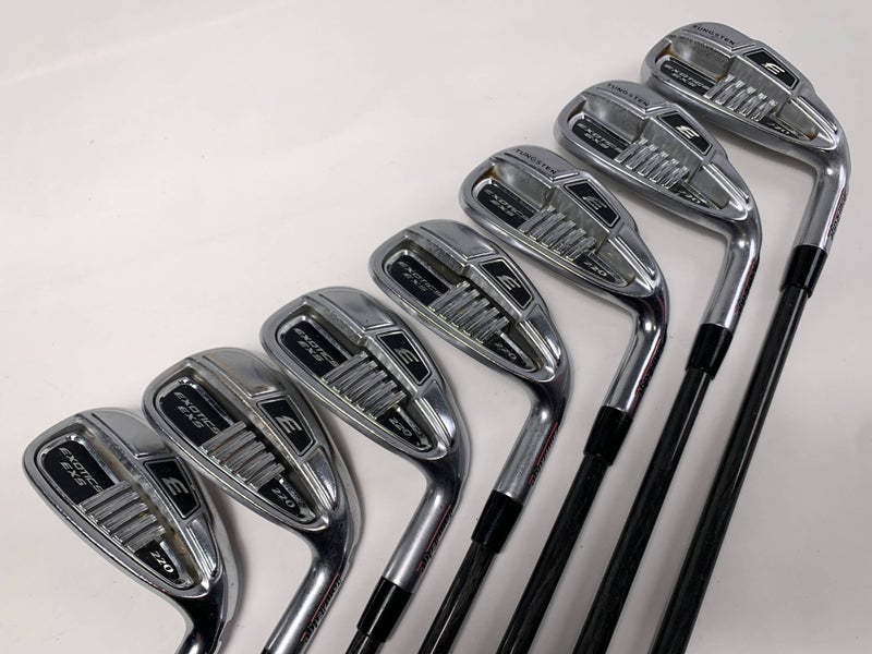 Tour Edge Exotics EXS 220 Iron Set 5-PW+GW AeroTech Gener8 F2 Senior Graphite RH
