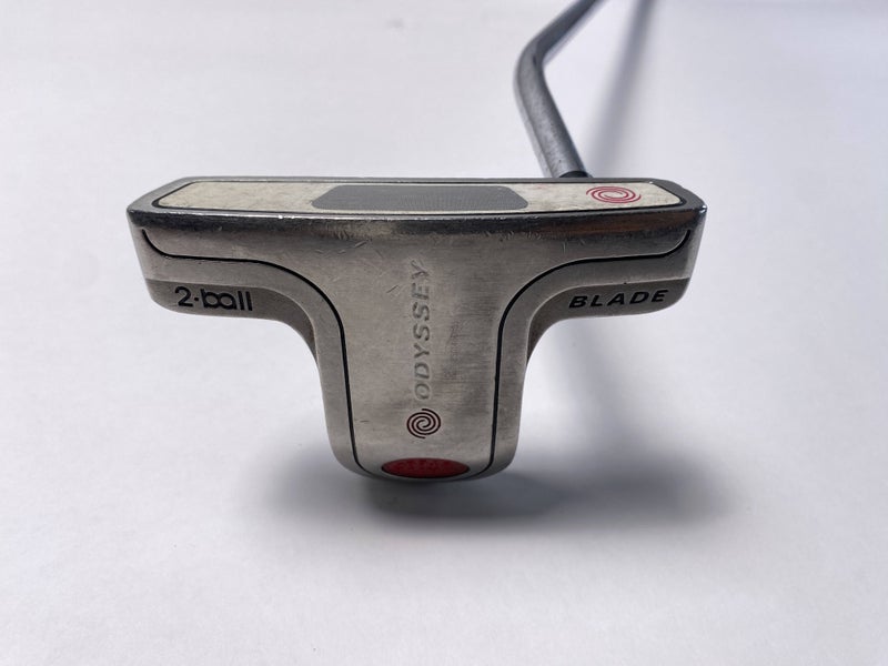Odyssey White Steel 2-Ball Blade Putter 35" Mens RH