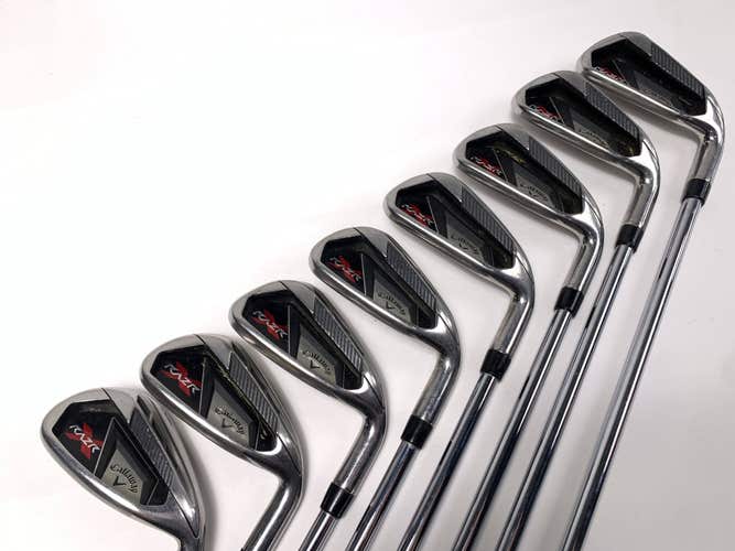 Callaway Razr X NG Iron Set 4-PW+AW Uniflex Steel Mens RH