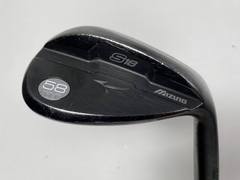 Mizuno S18 Gunmetal Black Lob Wedge LW 58* 8 Project X 5.5 Regular Steel Mens RH