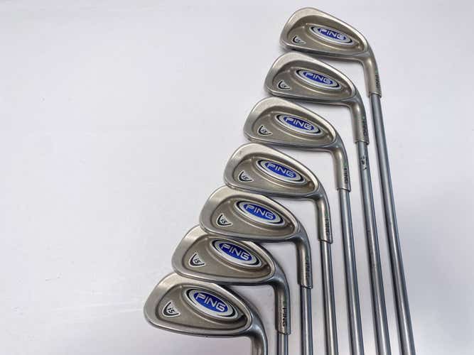 Ping i5 Iron Set 4-PW Green Dot 2* Up TFC 100 I Stiff Graphite Mens RH +1''