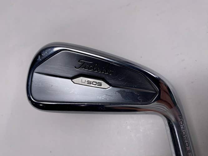 Titleist U 505 Utility 2023 4 Driving Iron 22* AeroTech SteelFiber i110 Stiff RH