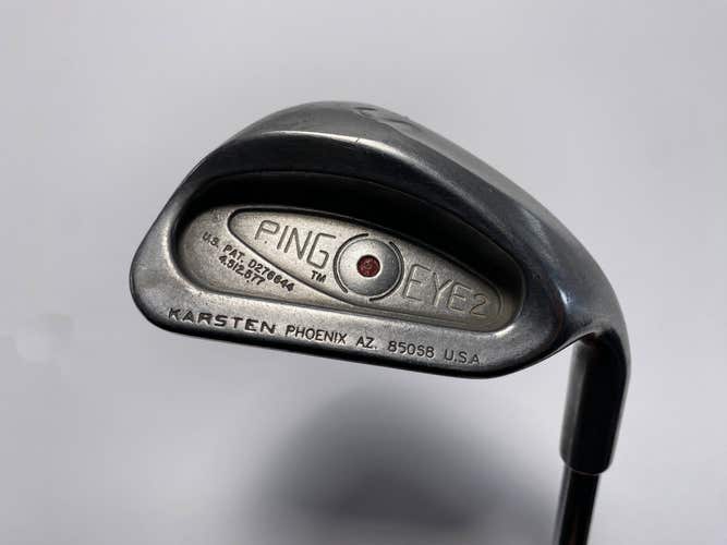 Ping Eye 2 Sand Wedge SW Red Dot 1* Flat Karsten Wedge Steel Mens RH