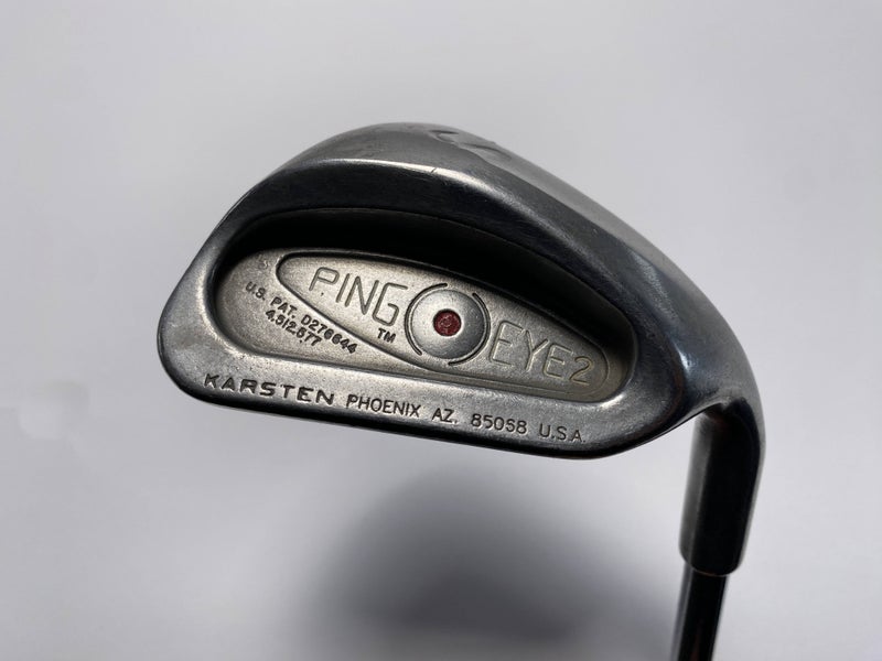 Ping Eye 2 Sand Wedge SW Red Dot 1* Flat Karsten Wedge Steel Mens RH