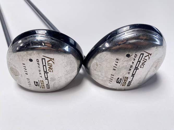 Cobra SS Hyper Steel 3 & 5 Fairway Wood Set 15* 18* Graphite Design Womens RH