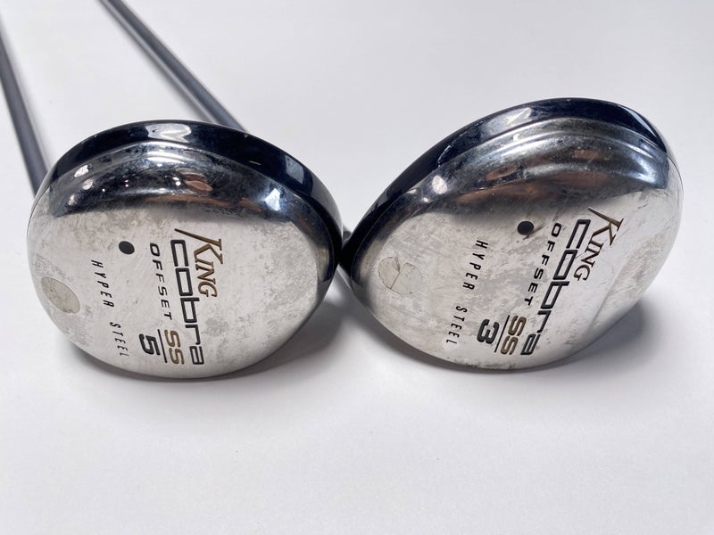 Cobra SS Hyper Steel 3 & 5 Fairway Wood Set 15* 18* Graphite Design Womens RH