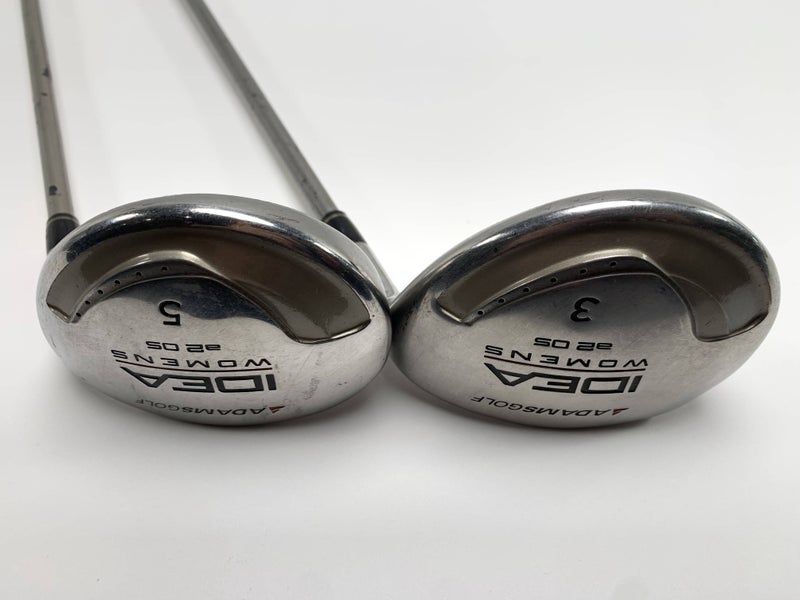 Adams Idea A2 OS 3 & 5 Fairway Wood Set 15* 18* Aldila Idea Womens 55g Ladies RH