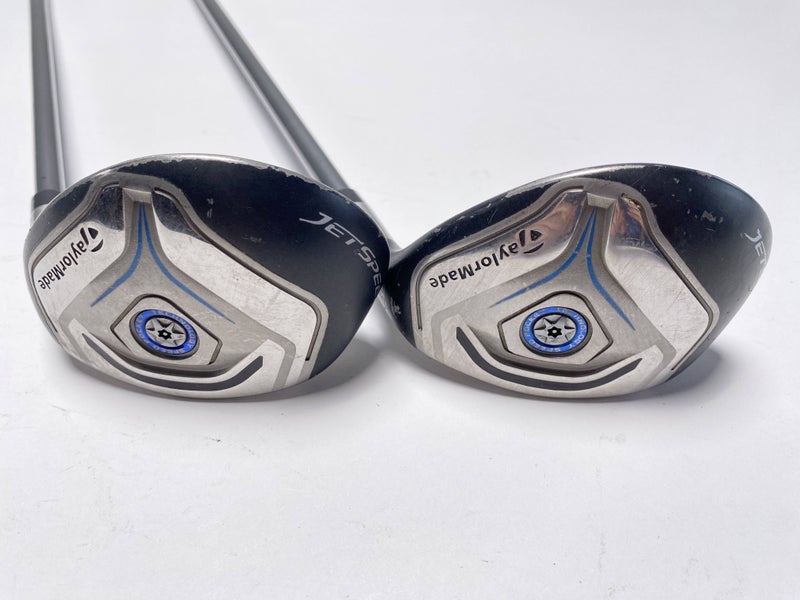 TaylorMade Jetspeed 5 & 6 Hybrid Set 25* 28* VeloxT 45g Ladies Graphite RH