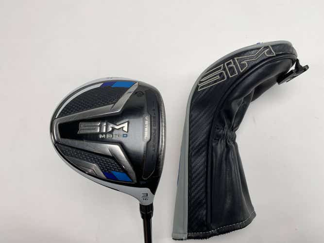 TaylorMade SIM MAX-D 3 Fairway Wood 16* UST Mamiya Helium 5F3 Regular RH HC