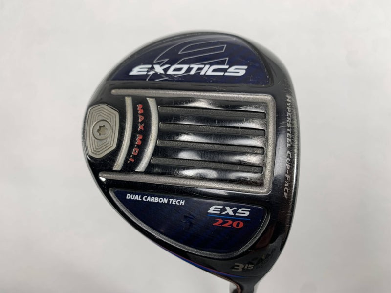 Tour Edge Exotics EXS 220 3 Fairway 15* HZRDUS Smoke Yellow 6.0 Stiff RH