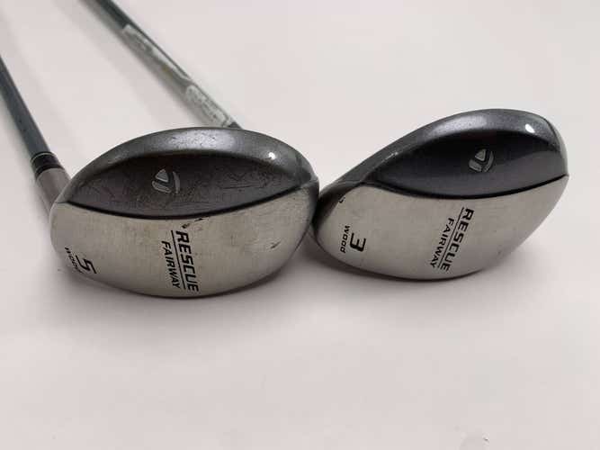 TaylorMade Rescue Fairway 3 & 5 Fairway Wood Set 15* 18* MAS2 55g Ladies RH