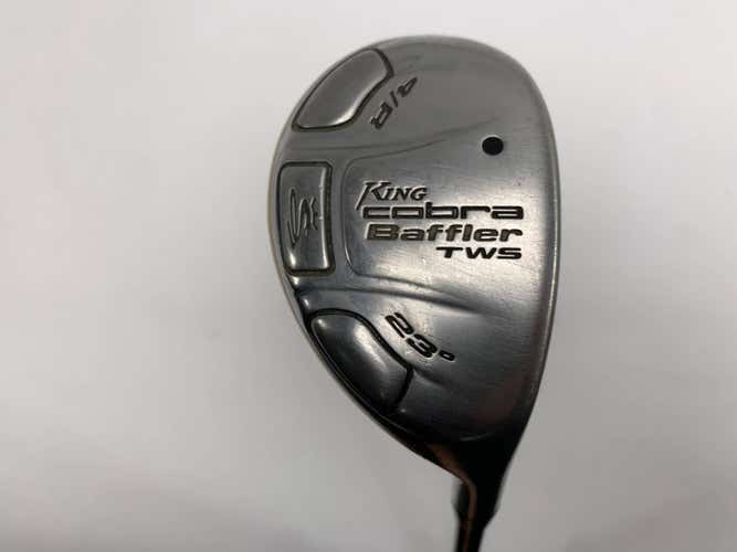 Cobra Baffler TWS 2009 4 Hybrid 23* Aldila DVS-HL 65g Stiff Graphite Mens RH