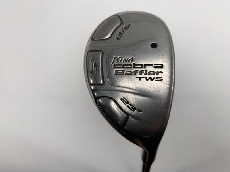 Cobra Baffler TWS 2009 4 Hybrid 23* Aldila DVS-HL 65g Stiff Graphite Mens RH