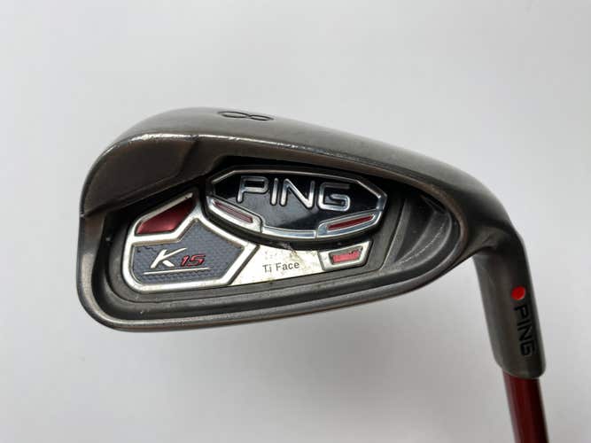 Ping K15 Single 8 Iron Red Dot 1* Flat TFC149 Ladies Graphite Womens RH