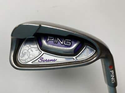 Ping Serene Single 7 Iron Red Dot 1* Flat ULT 210 Light Graphite Mens RH