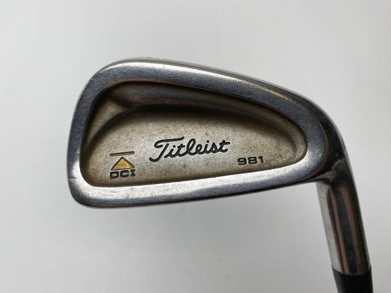 Titleist DCI 981 Single 6 Iron True Temper Dynamic Gold R300 Regular Steel RH