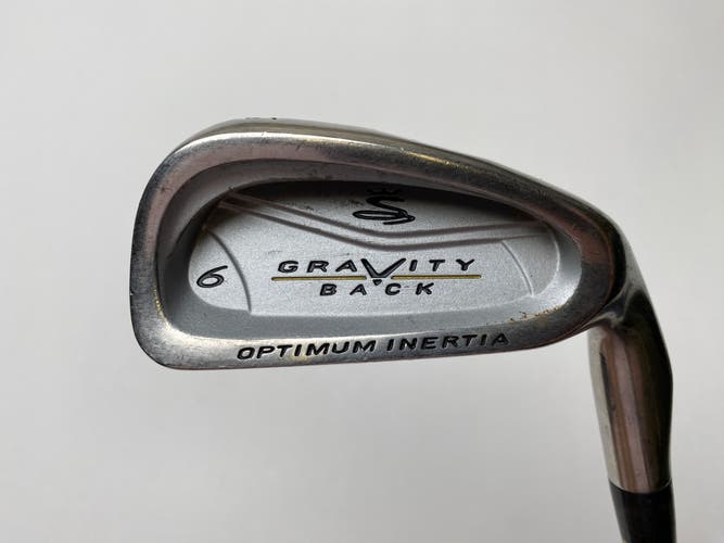 Cobra Gravity Back Single 6 Iron Regular Graphite Mens RH