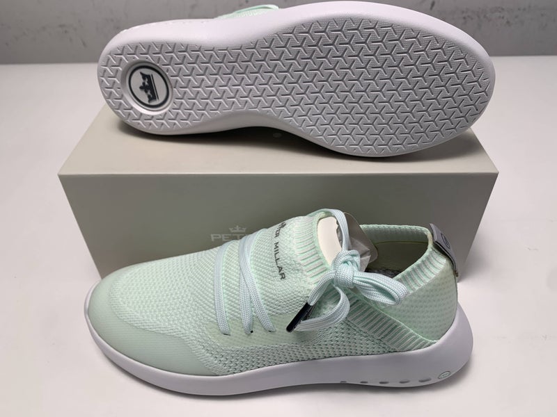 Peter Millar Hyperlight Glide Running Shoes Green Women's SZ 7 (LS21EF01)