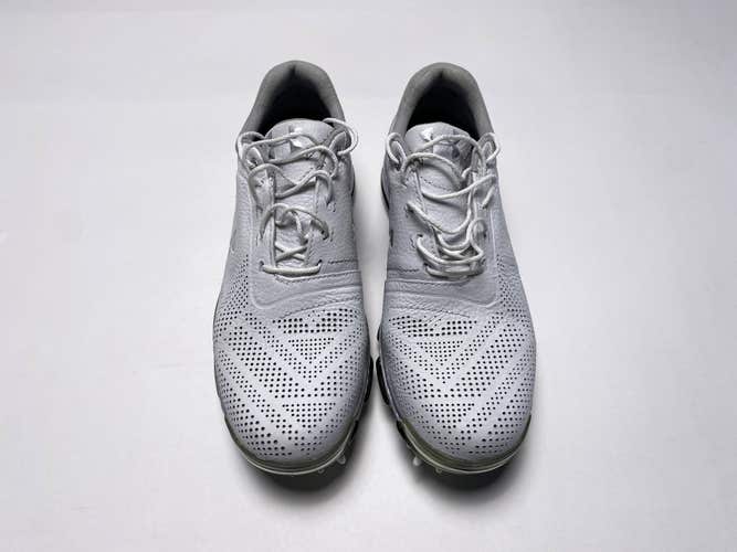 Under Armour Tempo Tour 6 Waterproof Golf Shoes White Women's SZ 7 (1291146-100)